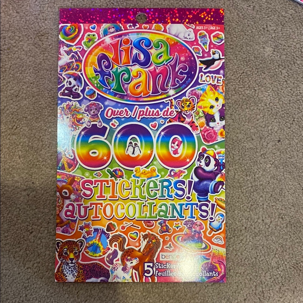 Lisa Frank Rainbow Sticker Collection